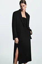 LAYERED BANDEAU MIDI DRESS - BLACK - COS | COS UK