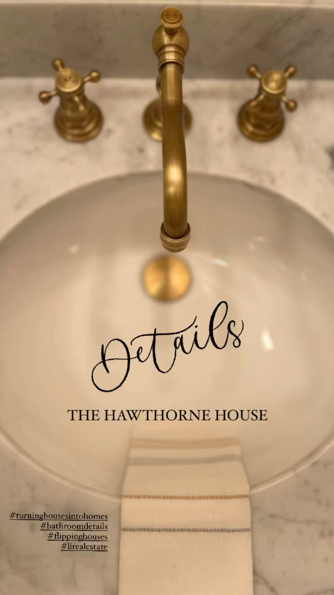 A pretty brass faucet for the win!

#LTKHome