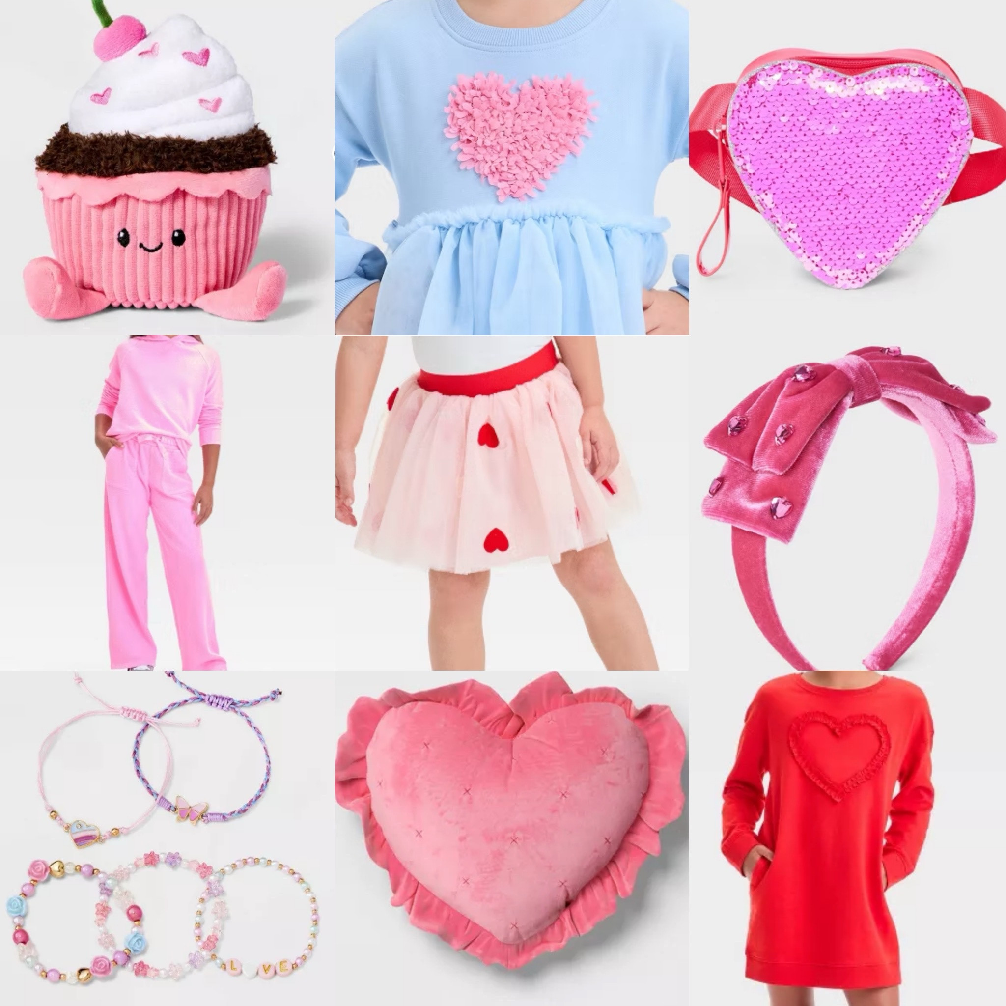 Valentine’s Day outfits and accessories from Target for girls/ toddler girls! 

Love baskets
Valentines outfits 
Valentine’s Day accessories 
Valentine’s Day gifts for kids 

#LTKSeasonal #LTKKids