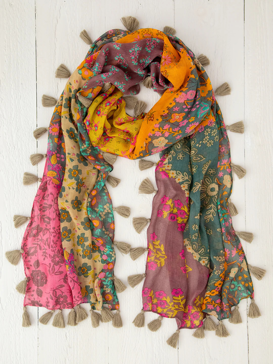 Sayulita Scarf - Patchwork | Natural Life