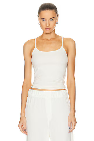 Thin Strap Fitted Tank Top | FWRD 