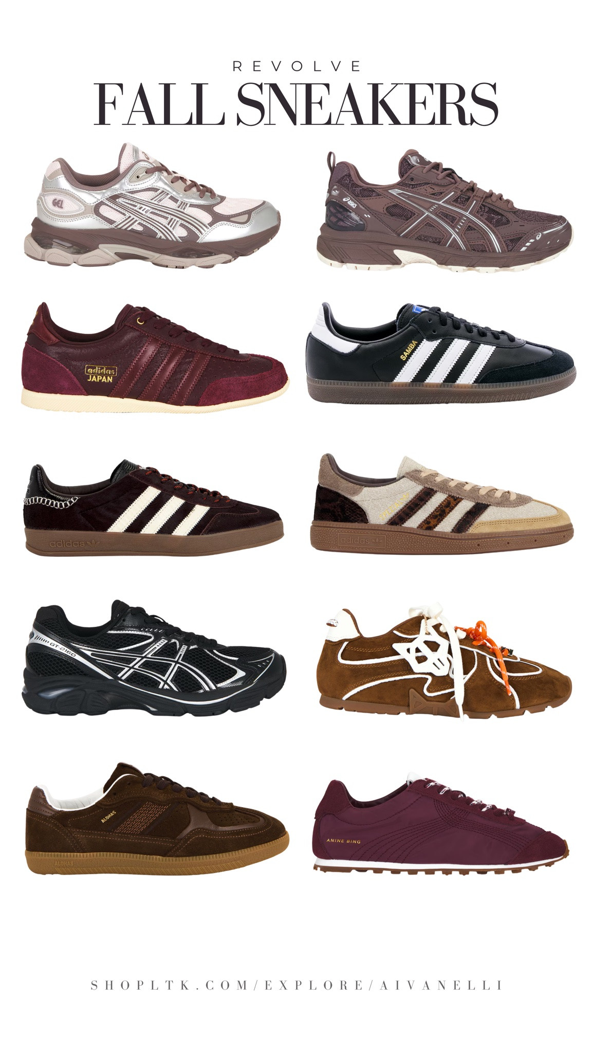 Revolve fall sneakers

Women’s fashion sneakers
Trendy everyday shoes
Chic casual footwear
Cute lifestyle sneakers
Street style shoes
Elevated athleisure footwear
Neutral everyday sneakers
Designer inspired trainers
Comfortable fashion shoes
Modern casual sneaker style

#LTKSeasonal #LTKSaleAlert