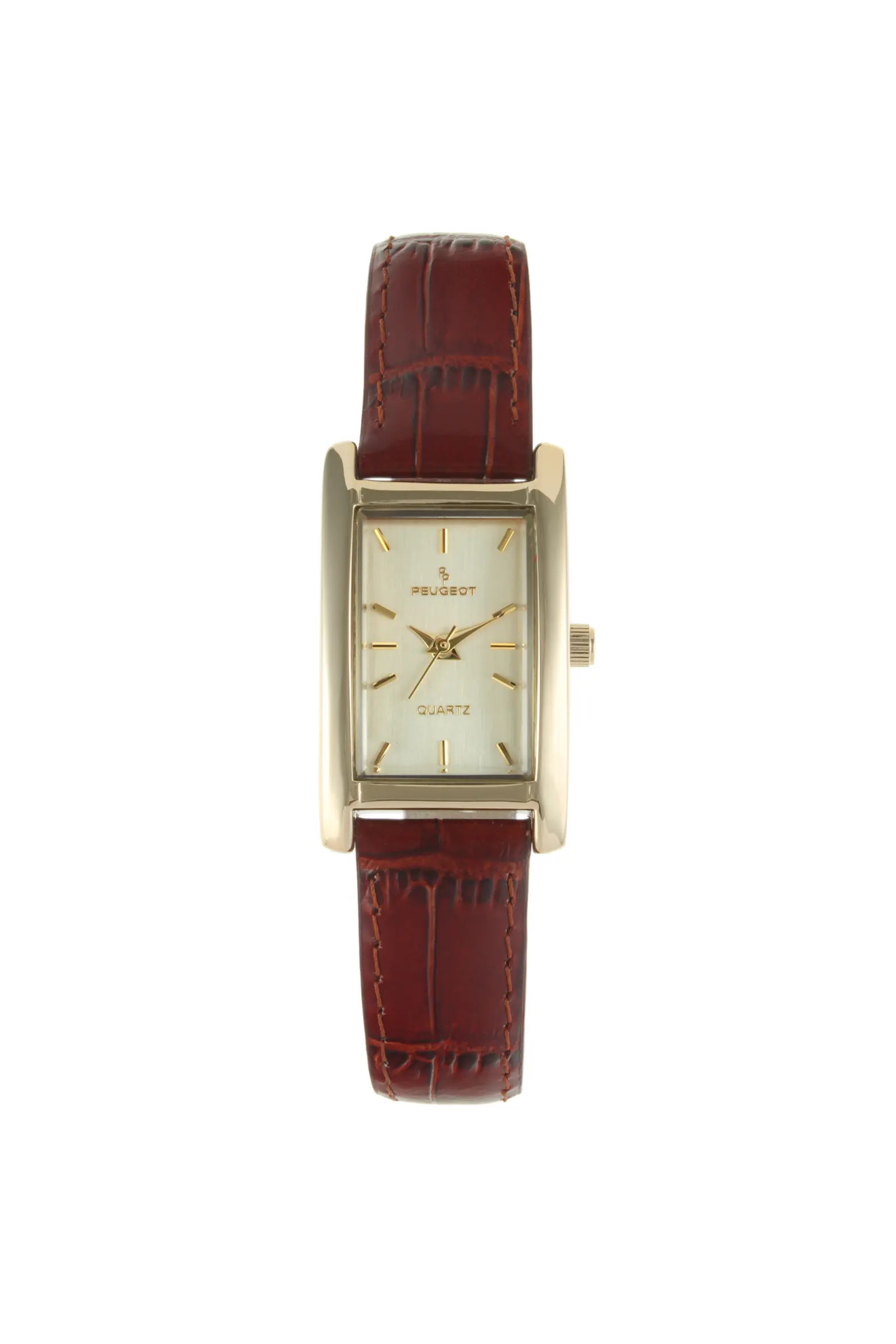Peugeot Classic Rectangular Leather Watch- 34x20MM (Women) | Nordstrom | Nordstrom
