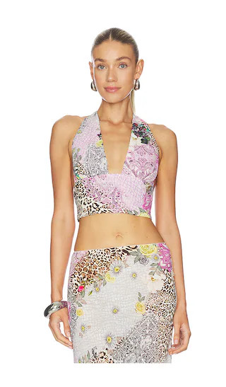 Sylas Top in Natural Patchwork | Revolve Clothing (Global)
