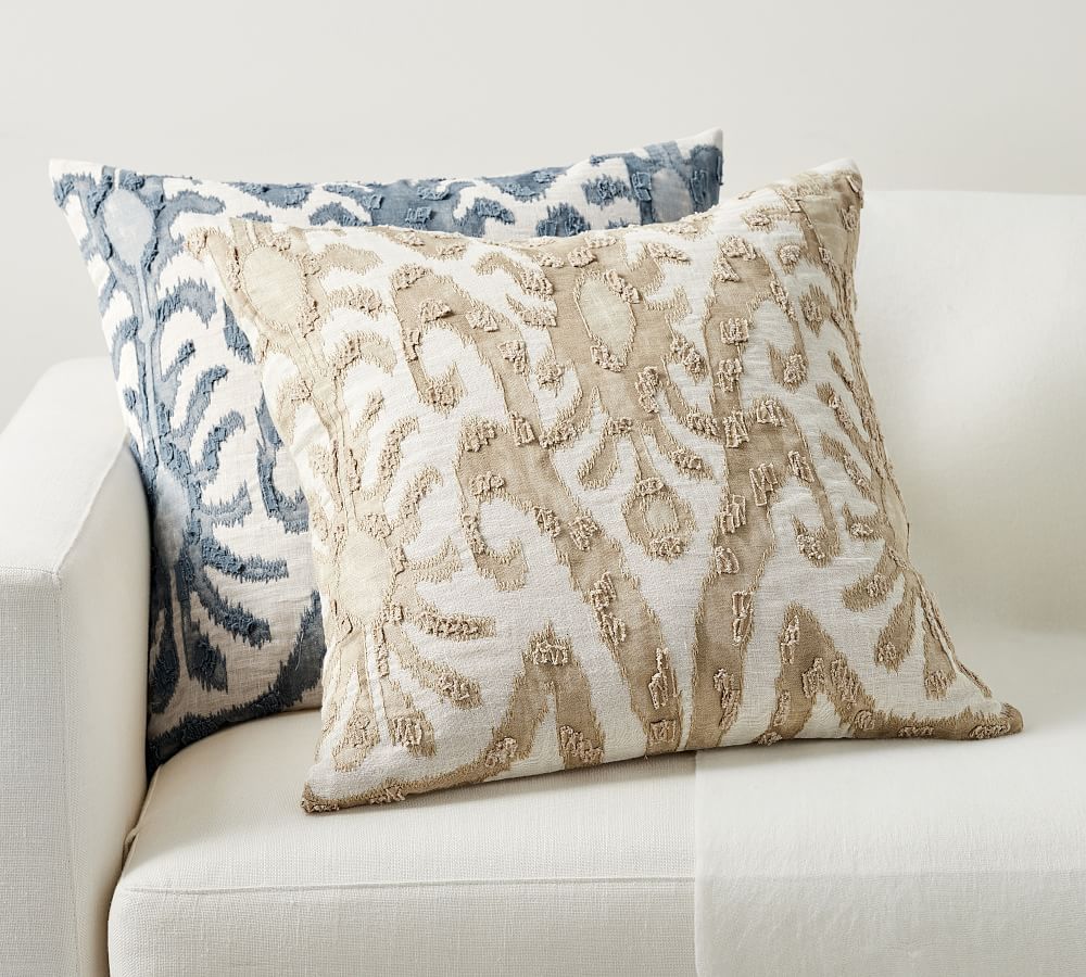 Delancey Embroidered Pillow | Pottery Barn (US)