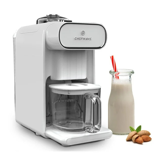 ChefWave Milkmade Non-Dairy Milk Maker with 6 Plant-Based Programs, Auto Clean | Walmart (US)