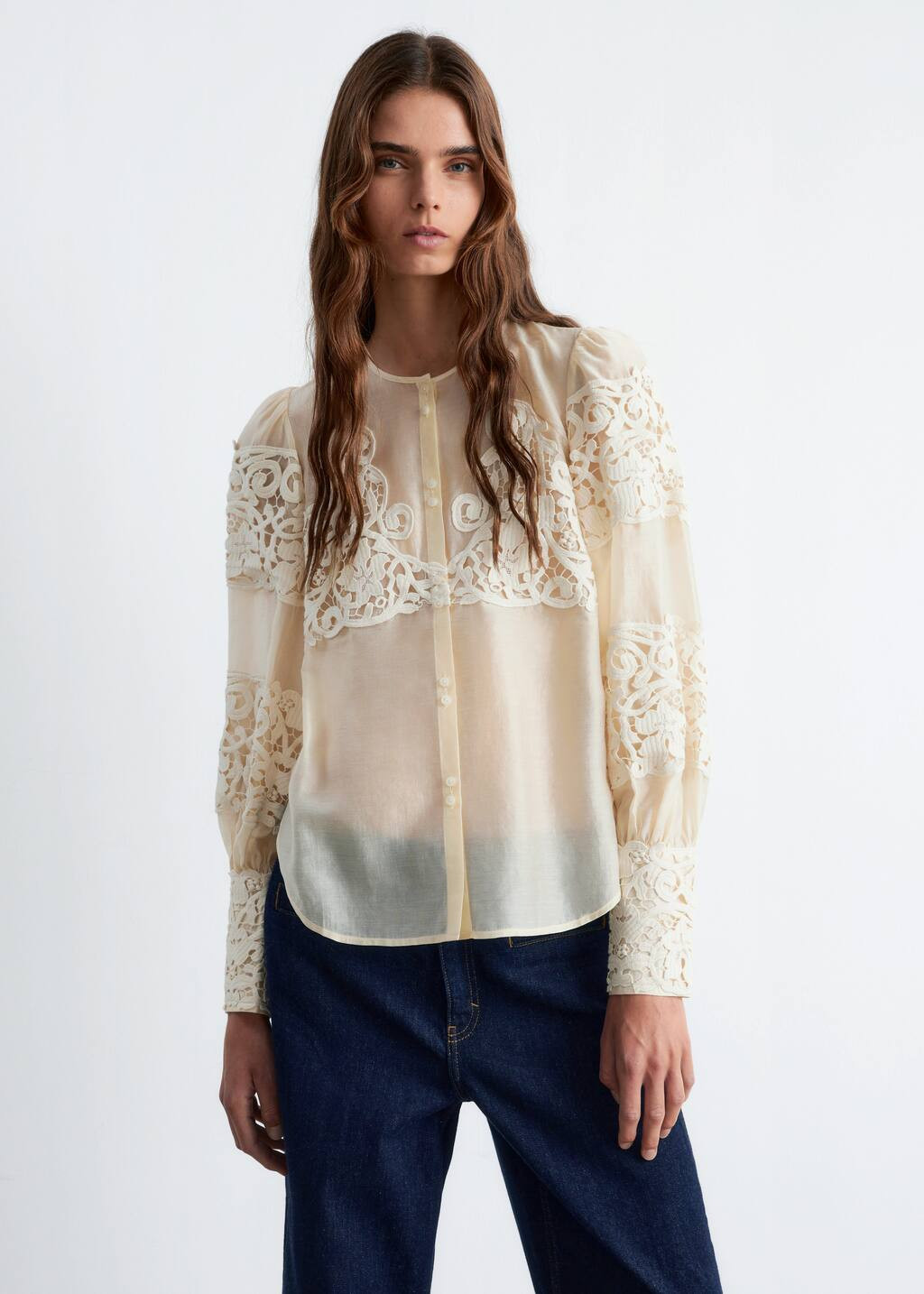 Lace-Embroidery Blouse | & Other Stories - US