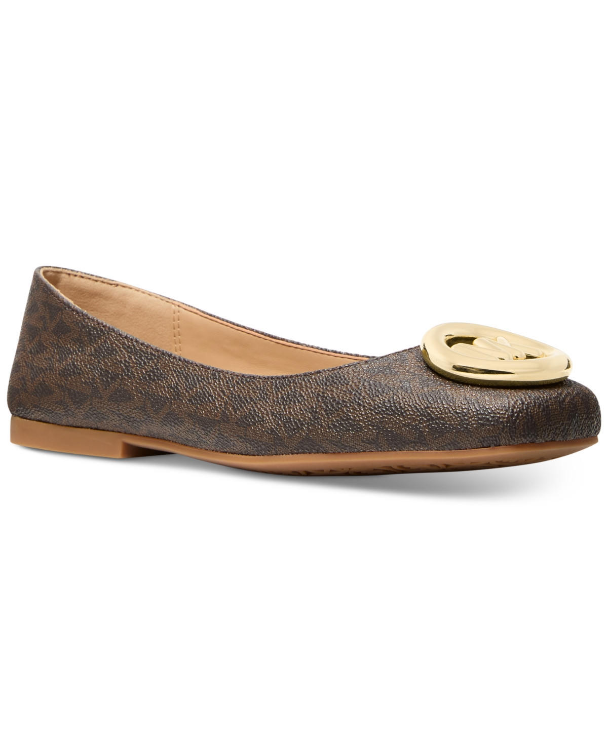 Michael Michael Kors Women's Milan Flex Ballet Flats - Brown | Macy's