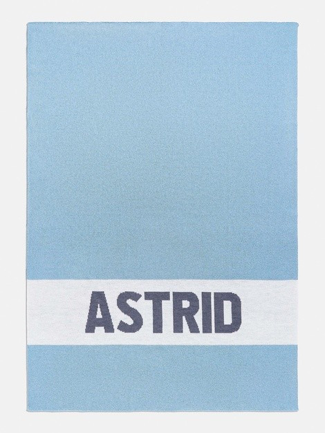 Bar None Blanket - Blue / White | BaubleBar (US)