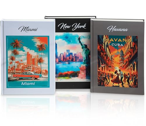 City-Inspired Decorative Books | Luxury Books Decor Set | Hardcover Decorative Books for Coffee Table | Display-Only Books for Home Decoration | Libros decorativos para mesa de Centro | Set of 3 | Amazon (US)