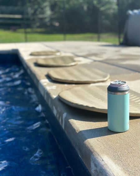 Waterproof, thin poolside cushions to protect your bathing suits and legs from sitting on the side of the pool! Also doubles as a back rest against the edge and my kids even use them as kick boards! I linked a 2pk. 

#LTKswim #LTKhome #LTKSeasonal