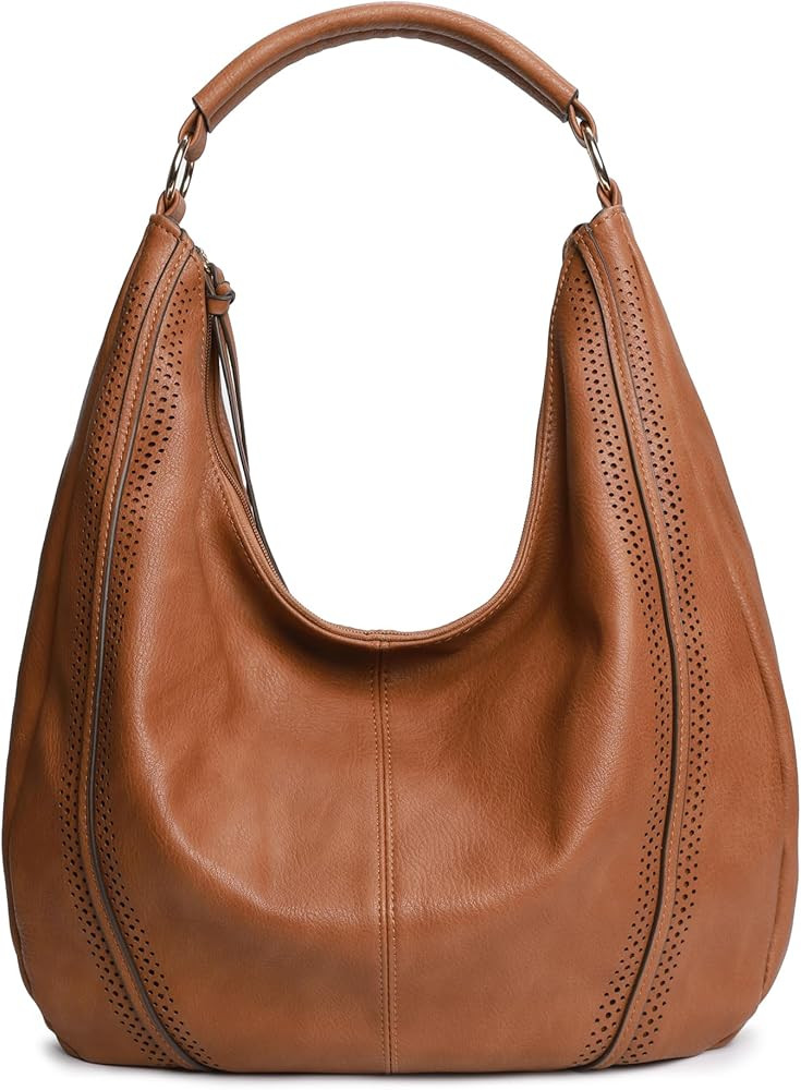 Women Hobo Bags Oversized Leather Handbags PU Crossbody Shoulder Totes Winter Stylish Purses | Amazon (US)