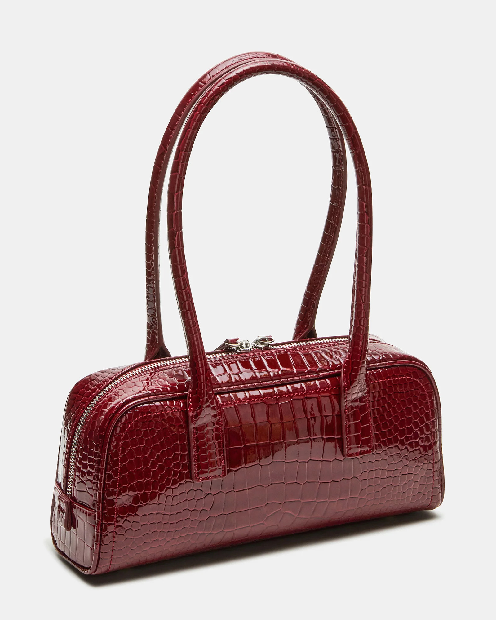 ANISE Bag Red Crocodile Elongated Shoulder Strap Handbag | Steve Madden (US)