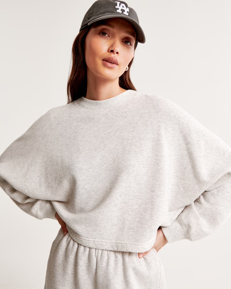 Women's Lounge Mini Dolman Crew | Women's New Arrivals | Abercrombie.com | Abercrombie & Fitch (US)