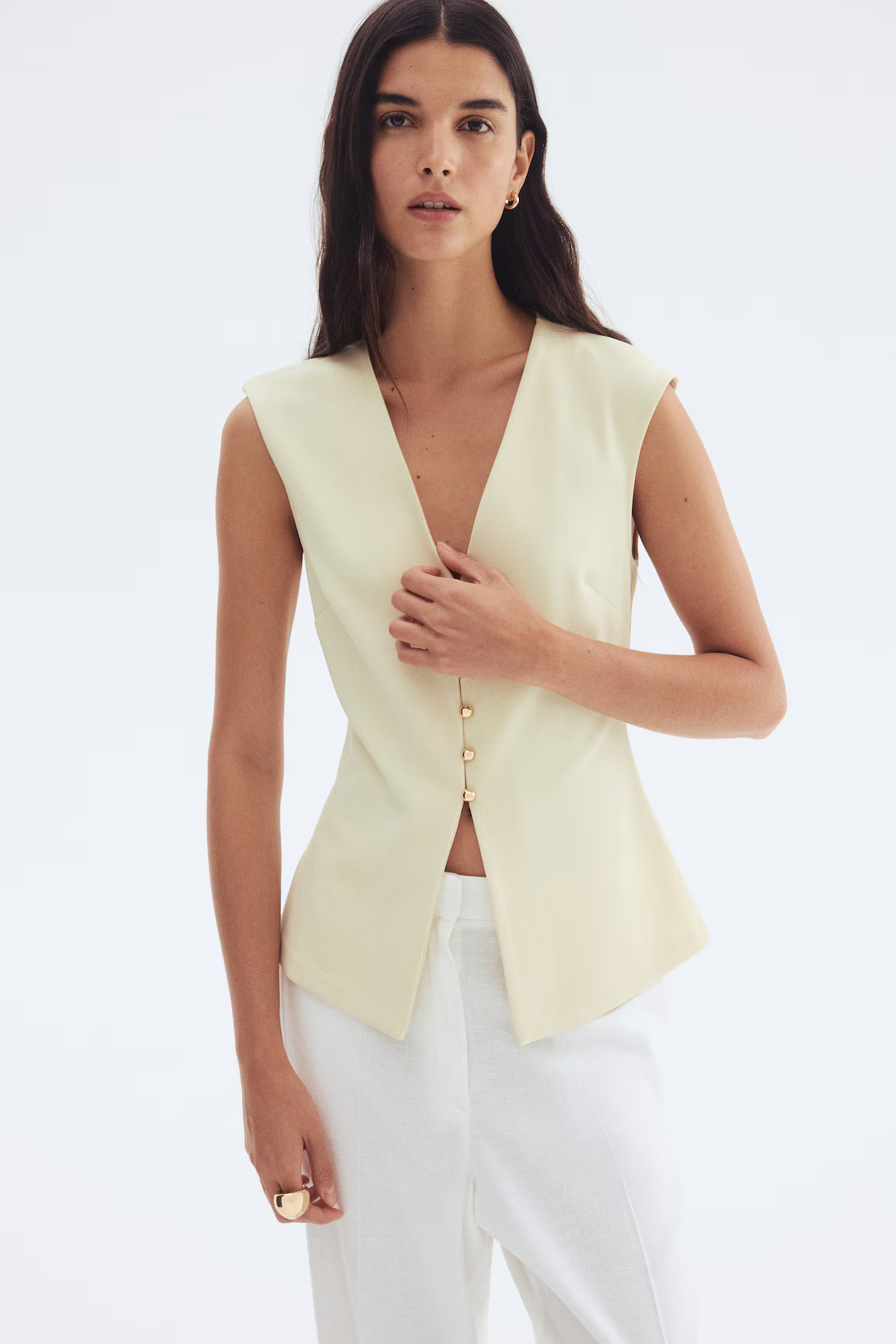 Interlock waistcoat | H&M (UK, MY, IN, SG, PH, TW, HK)