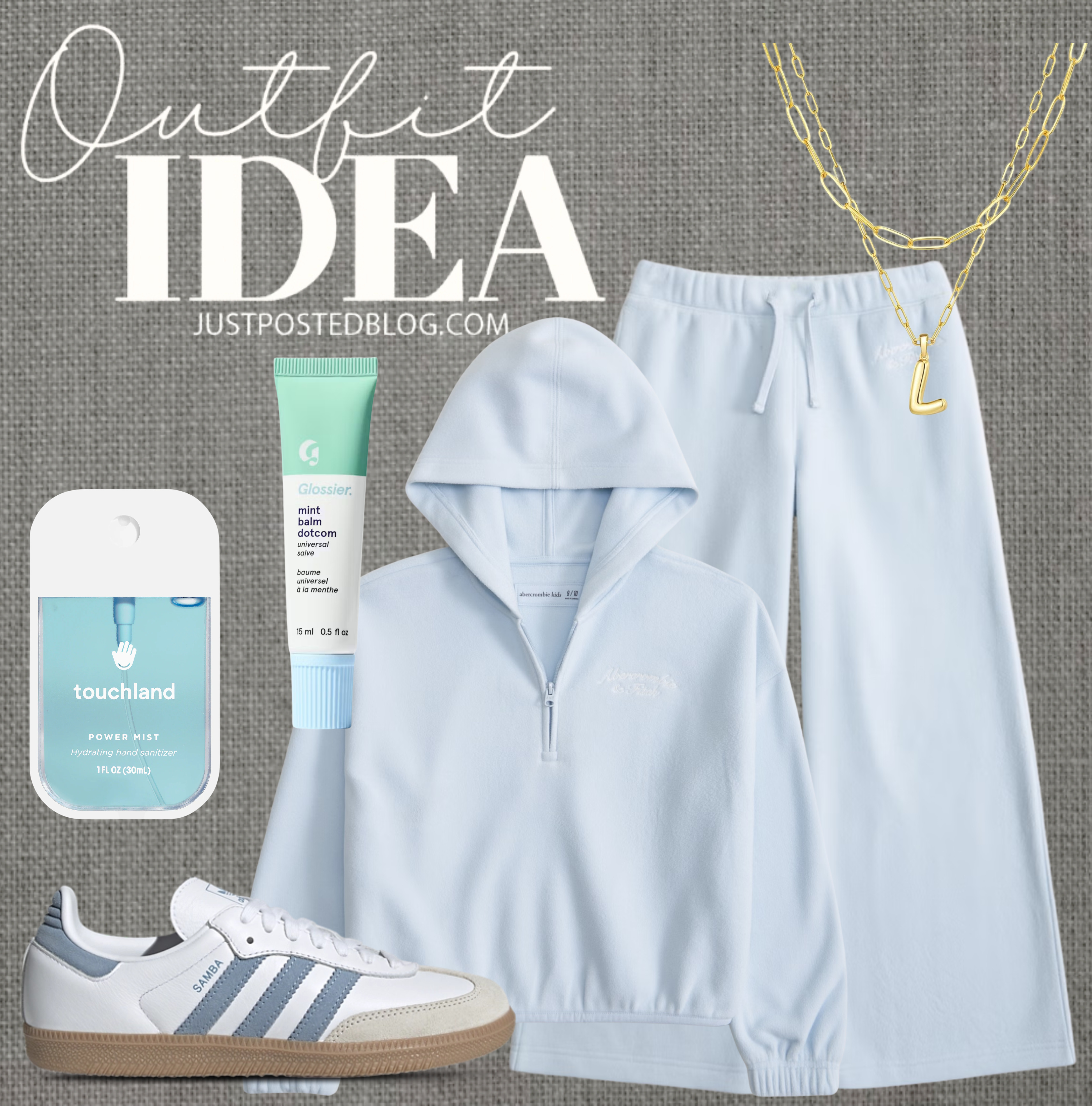 Cute and comfy blue set for tweens and teens! 

 