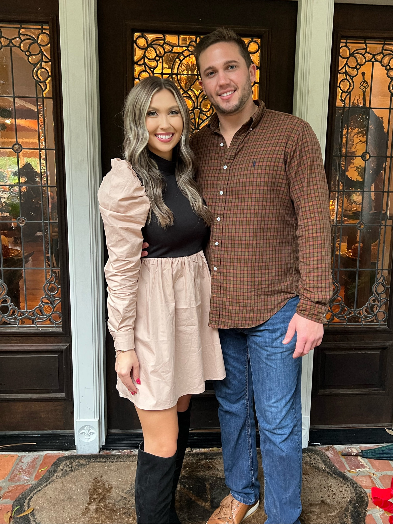 Holiday dress / fall vibe outfit 🍂 #falloutfit #dress #classy #elegant #pufferdress 

#LTKunder50 #LTKstyletip #LTKsalealert