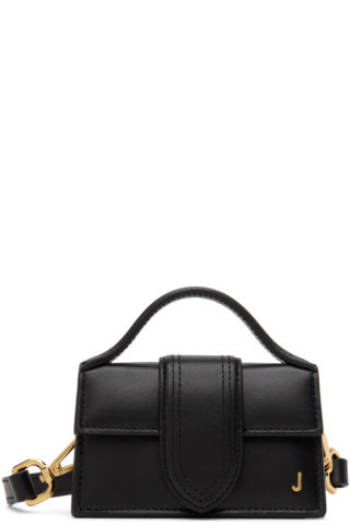 Black Le Raphia 'Le Petit Bambino' Coin Pouch | SSENSE