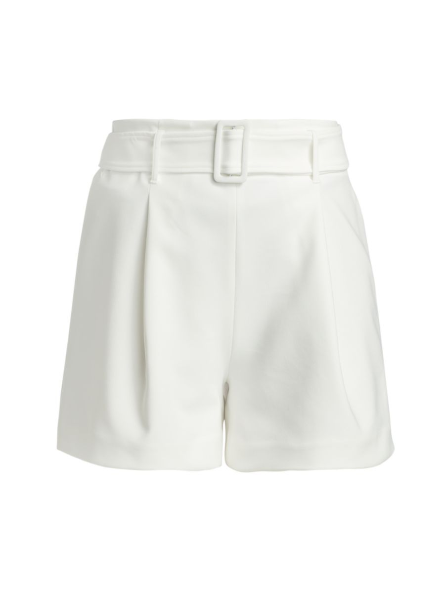 Elie Tahari Crepe Pleated Shorts | Saks Fifth Avenue