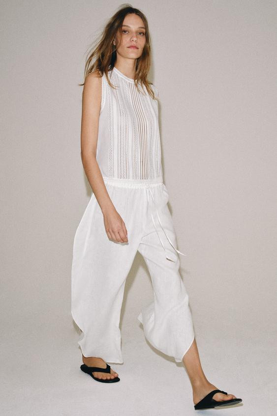 ZW COLLECTION EMBROIDERED ROMANTIC BLOUSE | Zara US