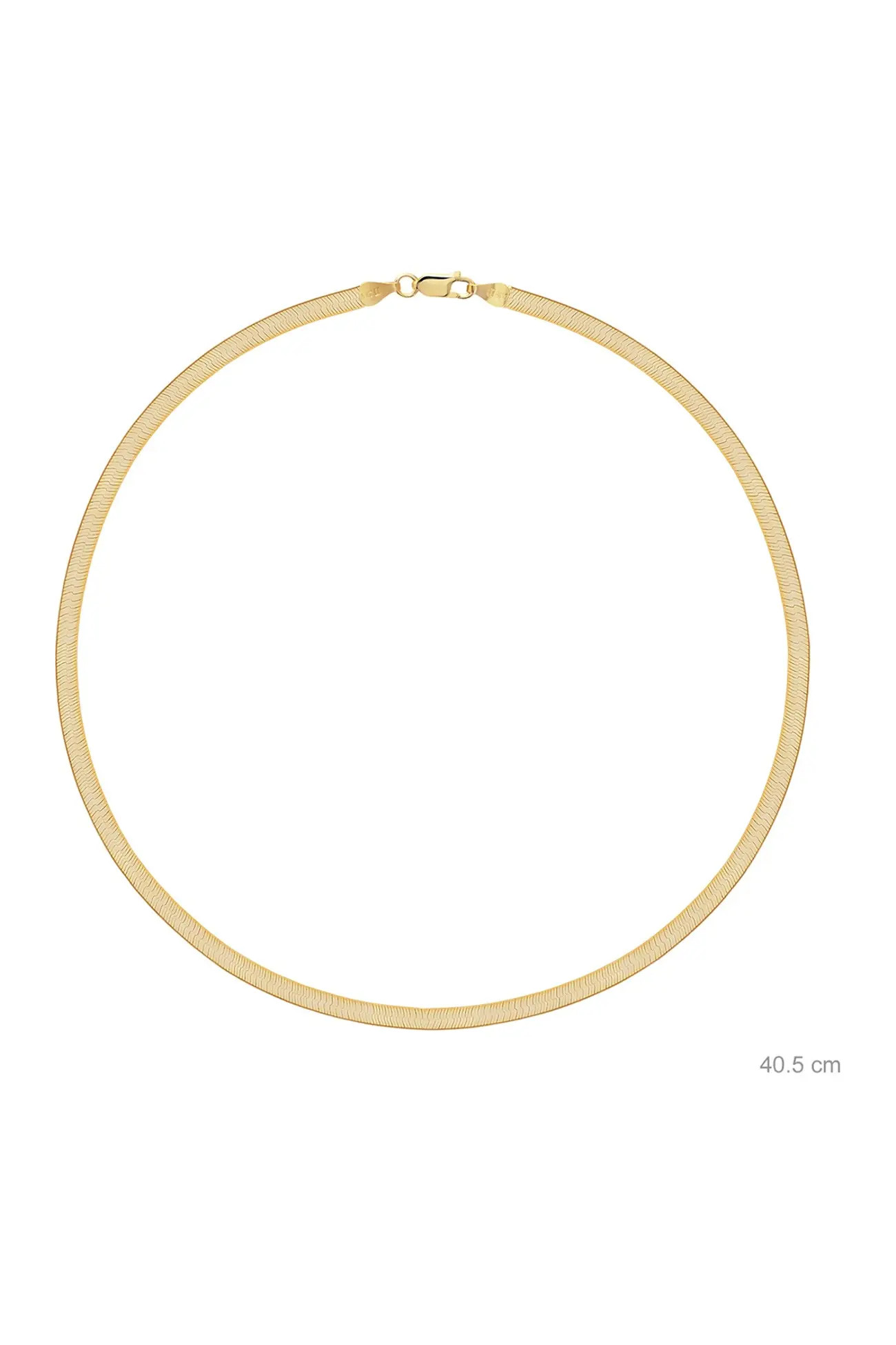 Gab+Cos Designs | 14K Yellow Gold Vermeil Herringbone Chain Necklace | Nordstrom Rack | Nordstrom Rack