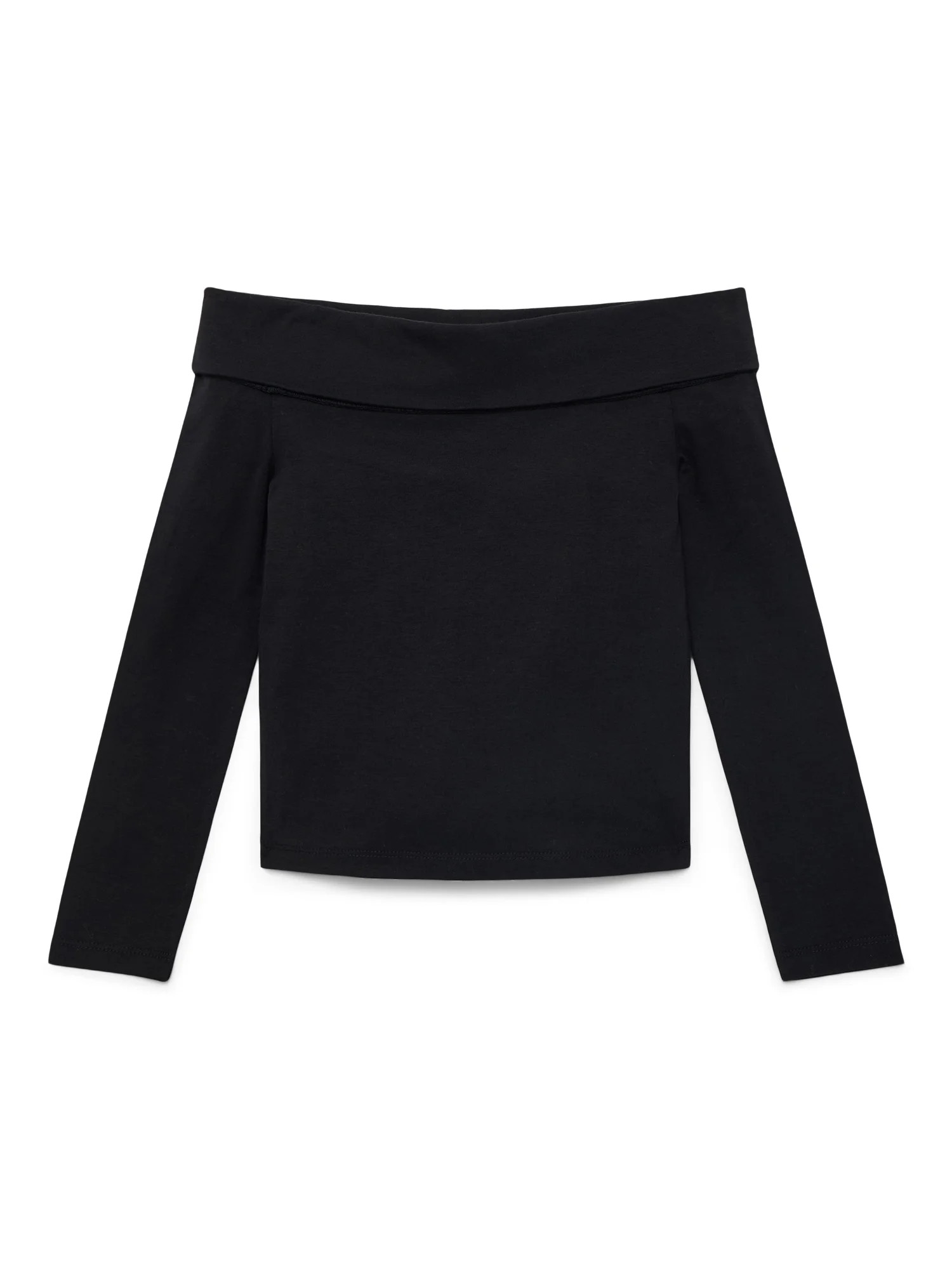 Weekend Academy Girls Off The Shoulder Top with Long Sleeves, Sizes 4-18 | Walmart (US)