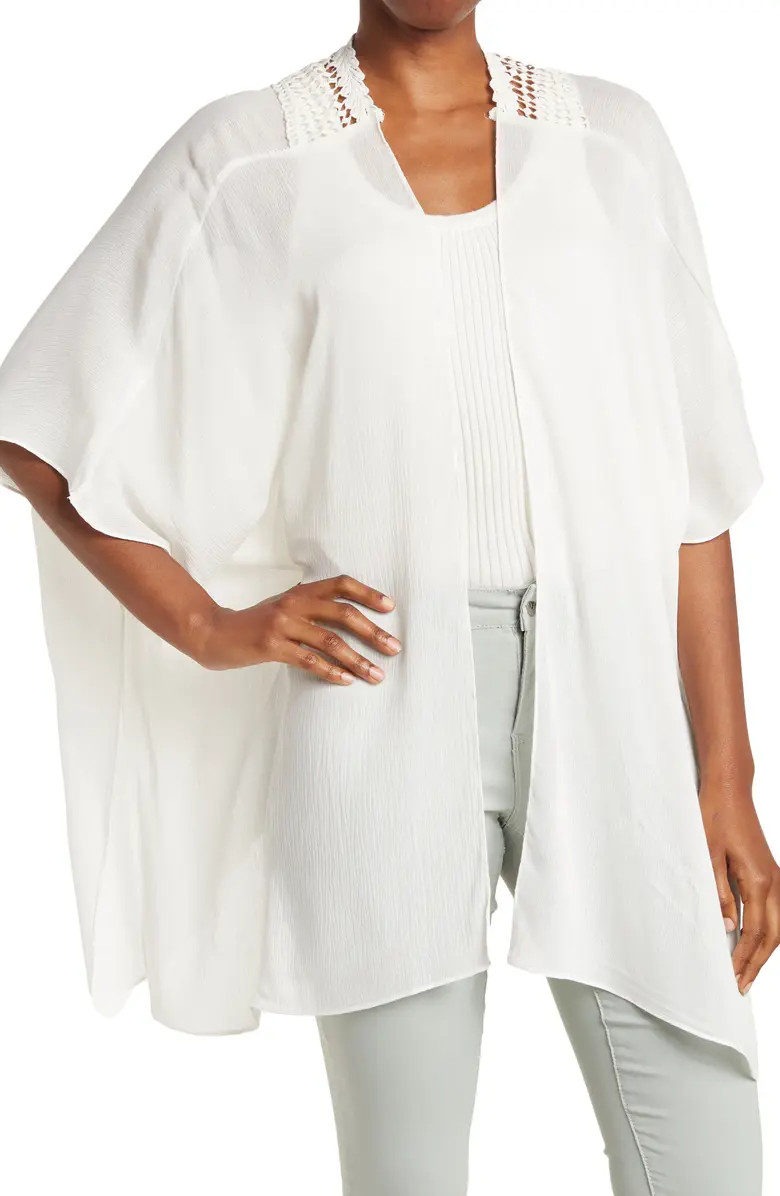 Lace Back Crinkle Cover-Up | Nordstrom Rack
