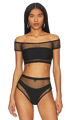 Lorna Mesh Bikini Top
                    
                    superdown | Revolve Clothing (Global)