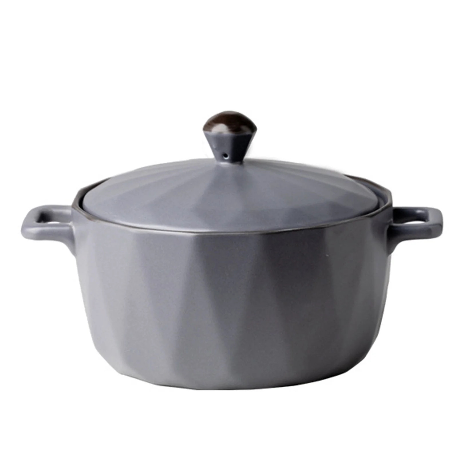 Qeeadeea Ceramic Round Casserole Dishes With Lids Oven Proof, Ceramic Cooking Pans Handle With Li... | Walmart (US)