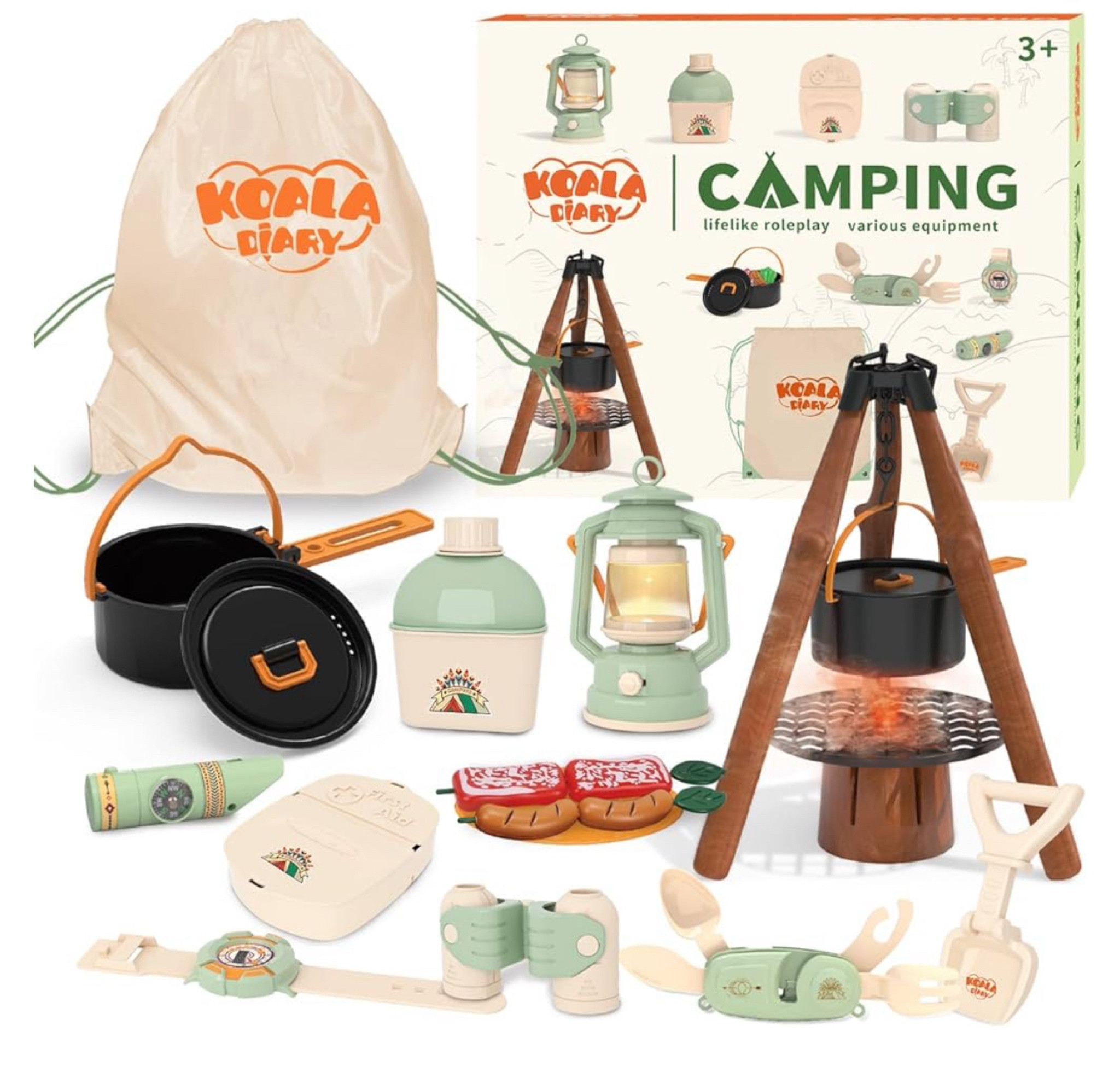 30% off 🎉

Kids Camping Toys Set - Pretend Play Camping Set with Food Toy, Spray Stove, Oil Lantern, Binoculars, Compass, Tableware, Watch & Storage Bag, Indoor Outdoor Toy for 3 4 5 6+ Year Old Boy Girl Gift

#LTKKids #LTKSaleAlert #LTKxPrimeDay