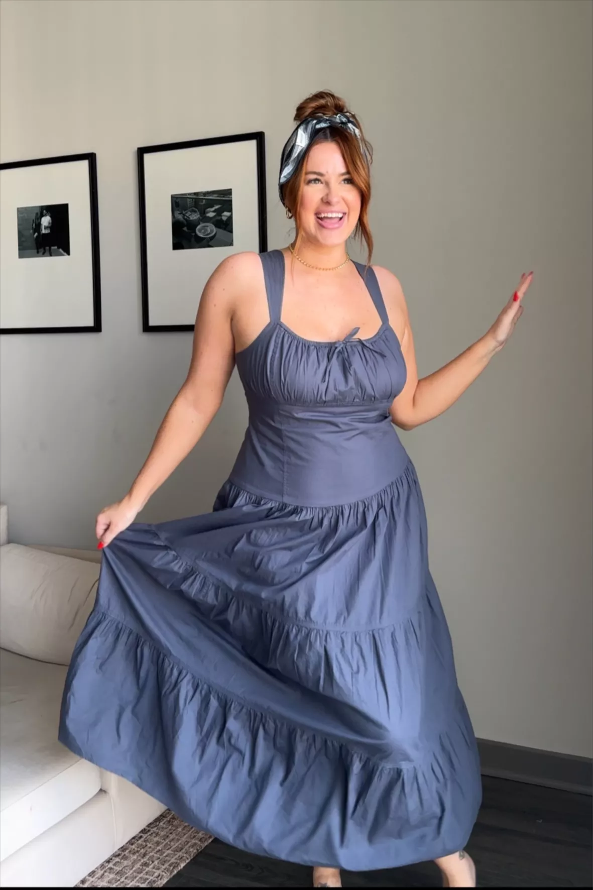 aritzia long dress Wilfred Women's Encourage Poplin in Wildflower Lilac This fabric is made with 100% recycled polyester. merricksart on LTK