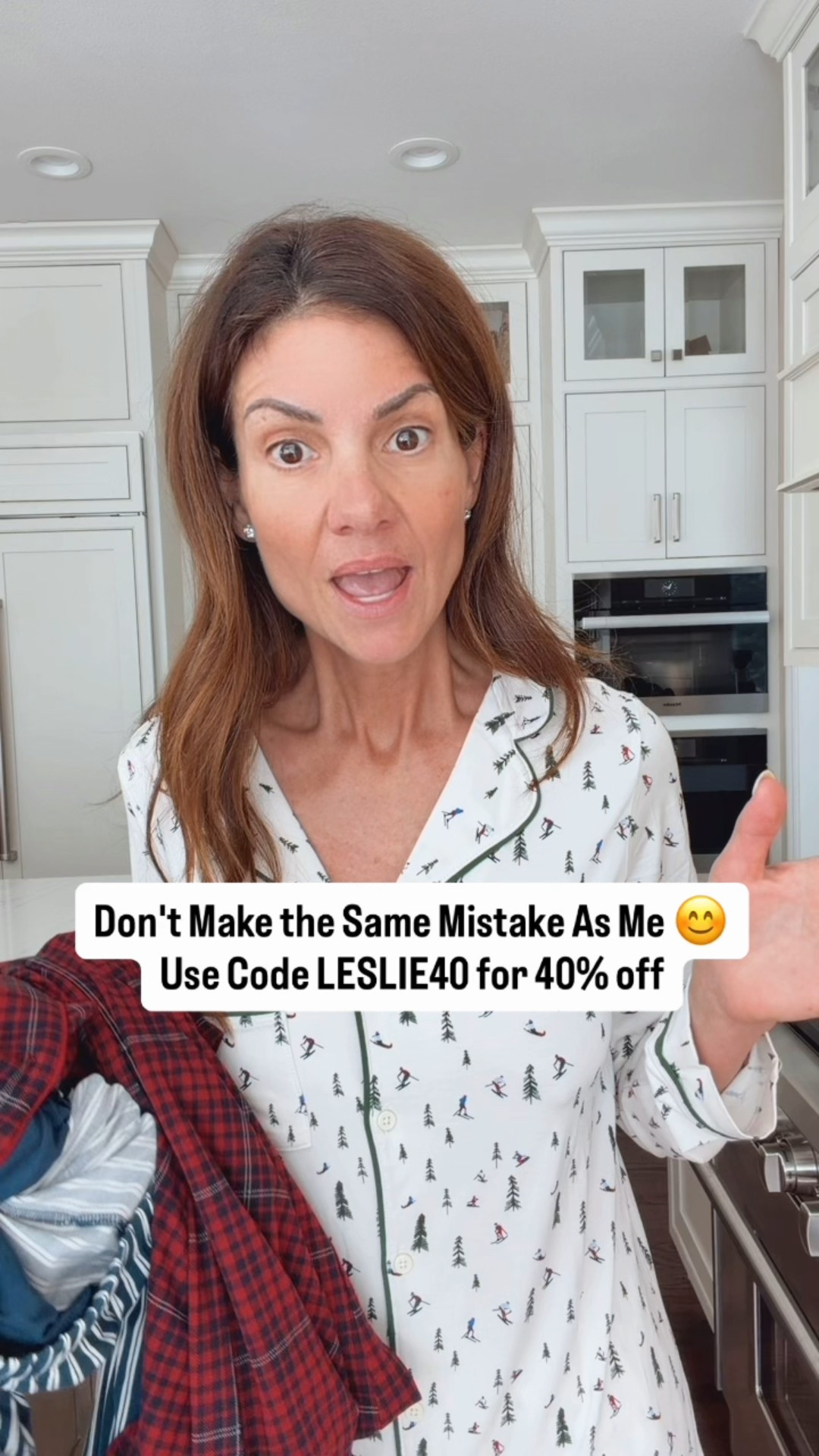 Every year I tell myself I’ll order the Christmas pajamas early and every year I forget! 😅  
So learn from me — don’t wait until the last minute! These @tommyjohns holiday pajamas are so soft, cozy, and flattering. 

Right now you can get 40% off sitewide— better than Black Friday or Cyber Monday including men’s underwear, women’s underwear, tees, and pajamas. 

I grabbed mine early this year. 
Use my code LESLIE40 before they sell out!  
 

#LTKGiftGuide #LTKSaleAlert #LTKHoliday