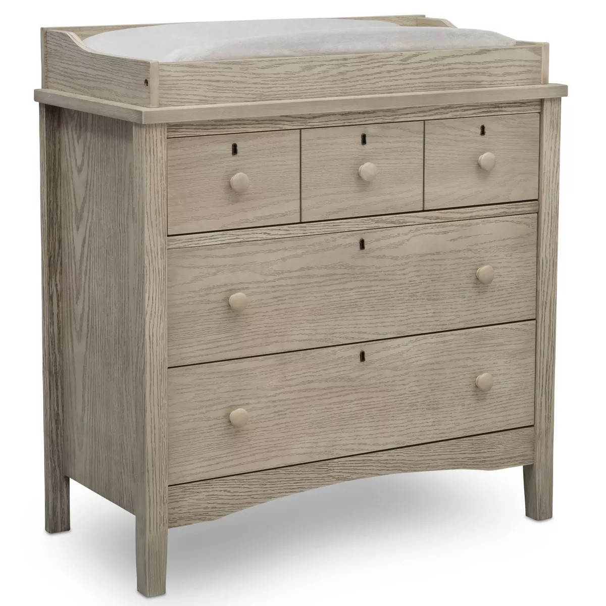 Delta Children Farmhouse 3 Drawer Dresser with Changing Top | Target