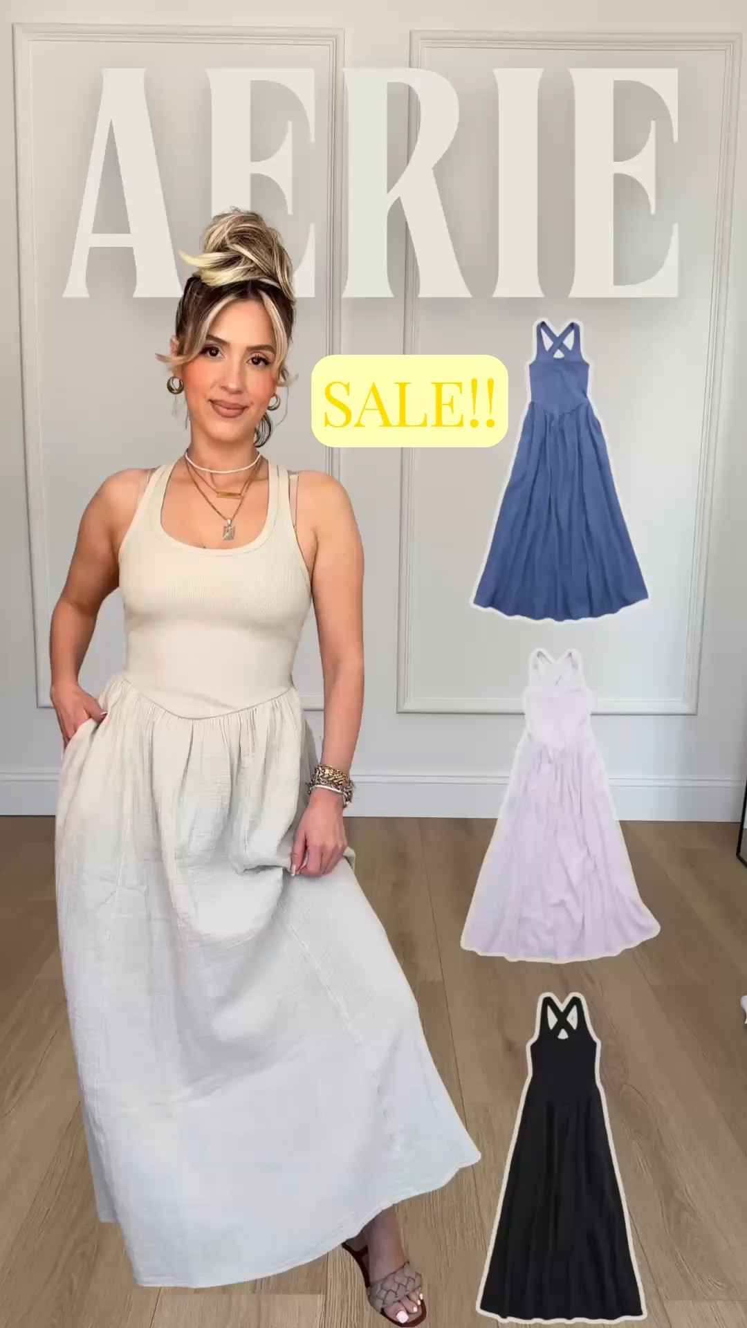 @Aerie SALE!! Most comfortable dress EVER!🤩

#LTKxAerie #LTKootd #LTKSaleAlert