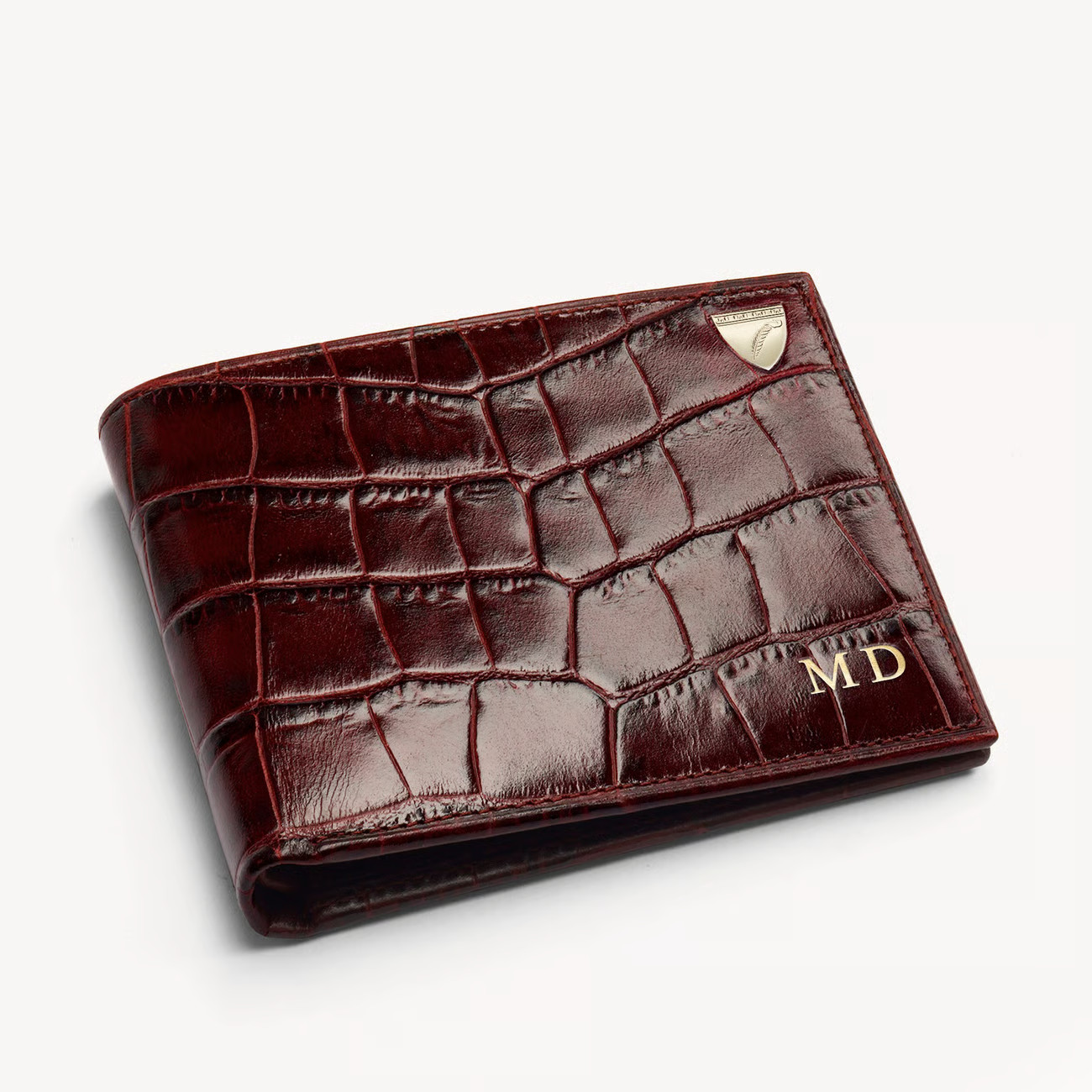 8 Card Billfold Wallet

        
            
            Deep Shine Amazon Brown Croc | Aspinal of London US