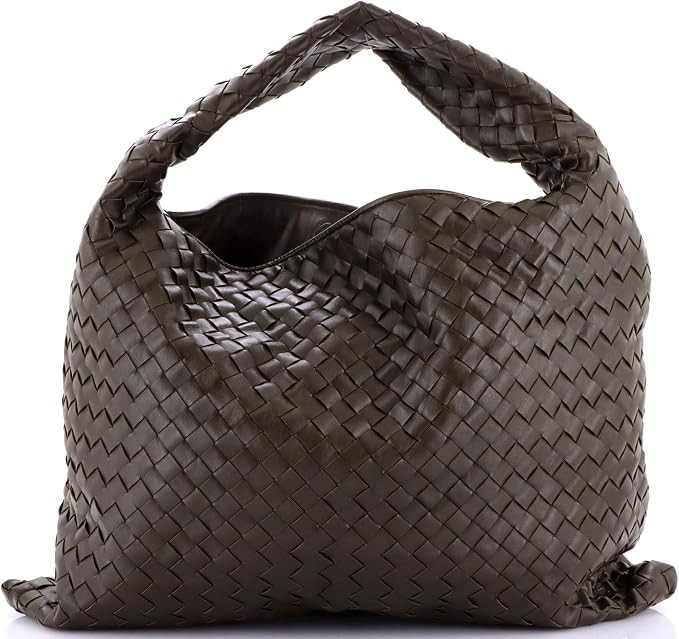 Amazon.com: Bottega Veneta, Pre-Loved Hop Hobo Intrecciato Leather Large, Green : Amazon Luxury | Amazon (US)