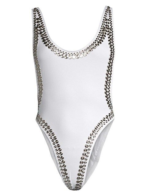 Marissa Stud One-Piece Swimsuit | Saks Fifth Avenue