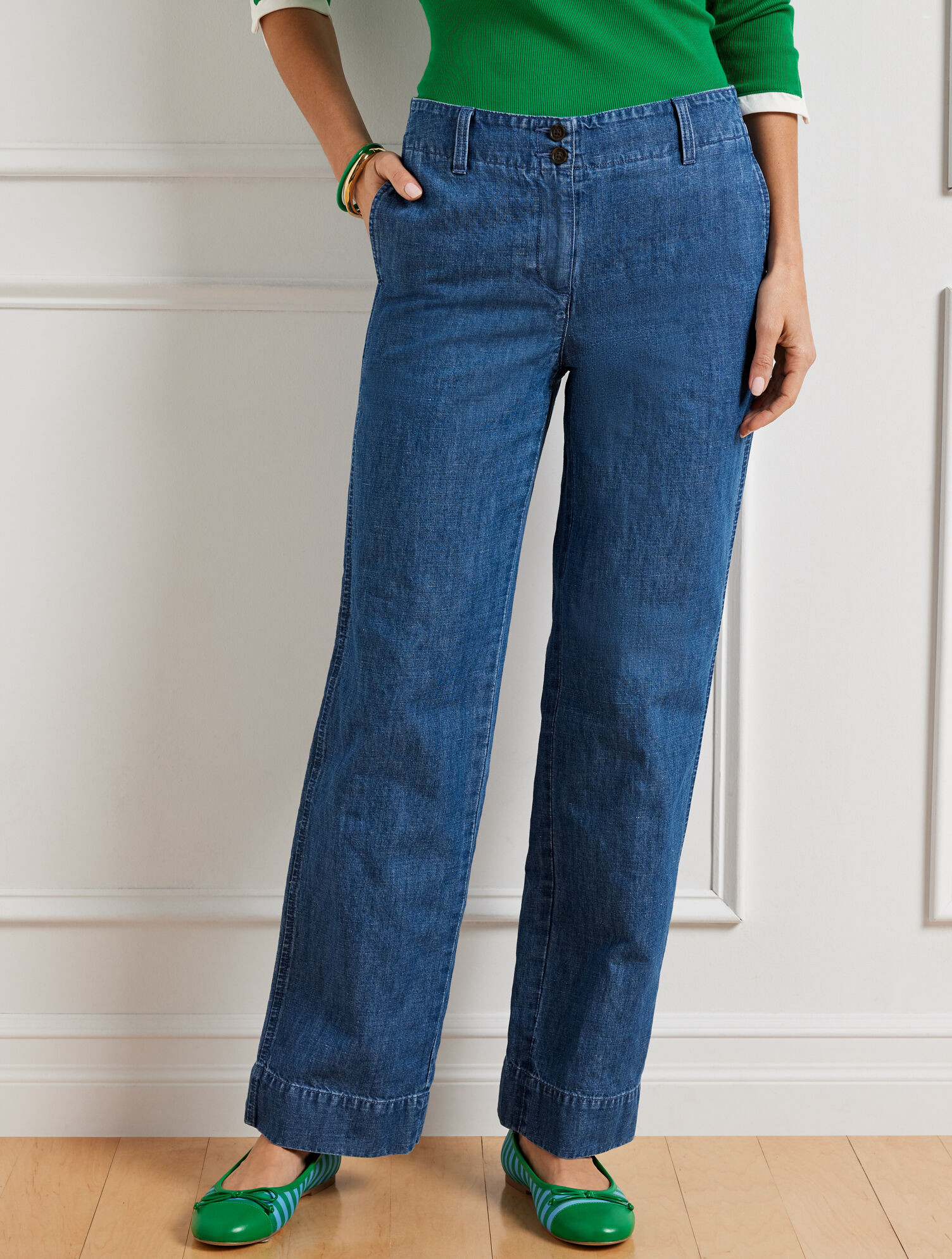 Talbots New England Chinos - Indigo Wash | Talbots