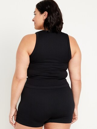 Exhale Seamless Fitted Rib Tank | Old Navy (US)