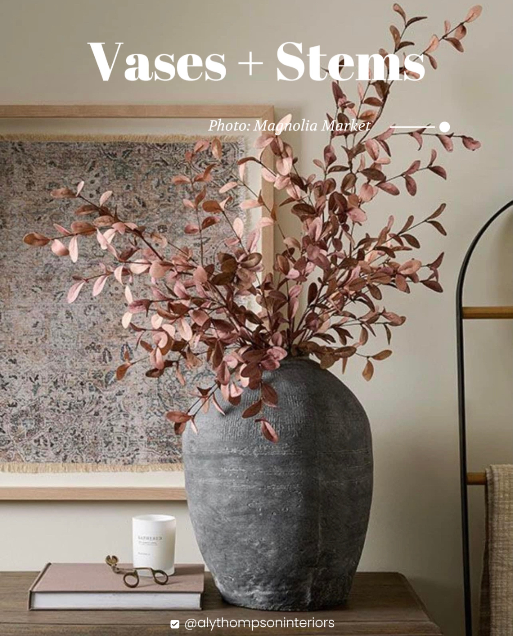 Rustic Vases / Pots + Faux Stems

#LTKFind #LTKSeasonal #LTKhome