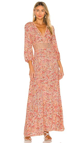 Joan Maxi Dress in Orange Malva | Revolve Clothing (Global)