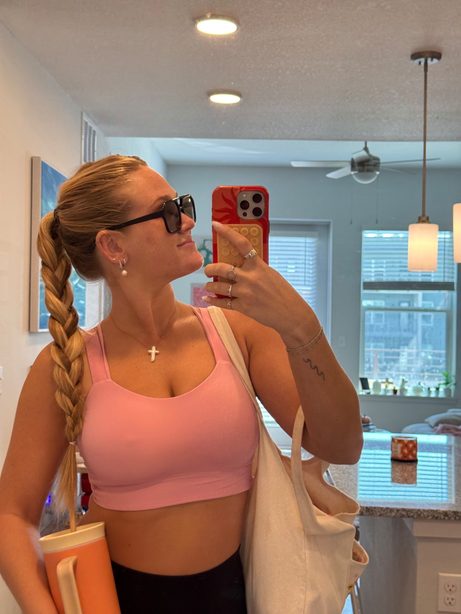 best sports bra for big chest 💗✨ holds me in and super comfy 

#LTKTall #LTKFindsUnder100 #LTKActive