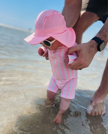 Baby beach outfit 🏖️ baby swim, swimsuit, swim hat, baby sunglasses 

#LTKkids #LTKSeasonal #LTKbaby