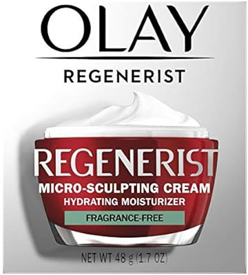 Olay Regenerist Face Moisturizer, Micro-Sculpting Cream, Unscented, 1.7 Ounce | Amazon (US)