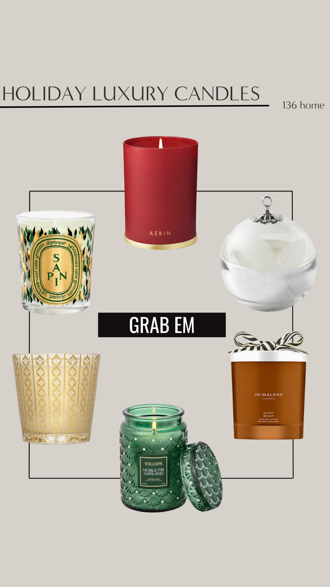 Holiday Luxury Candles #holiday #holidaycandle #candle #luxurycandle #holidaydecor #homedecor #homeaccent

#LTKHoliday #LTKSeasonal #LTKhome