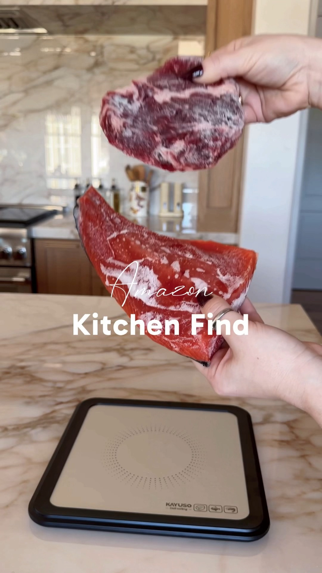 This rapid defrosting tray makes meal prep feel way less stressful. ✨ Just place your frozen meat on the tray and let it thaw more conveniently, so you can get dinner moving without the usual waiting game. A handy kitchen gadget for busy weeknights!
 

 #LTKfoodie #LTKHome