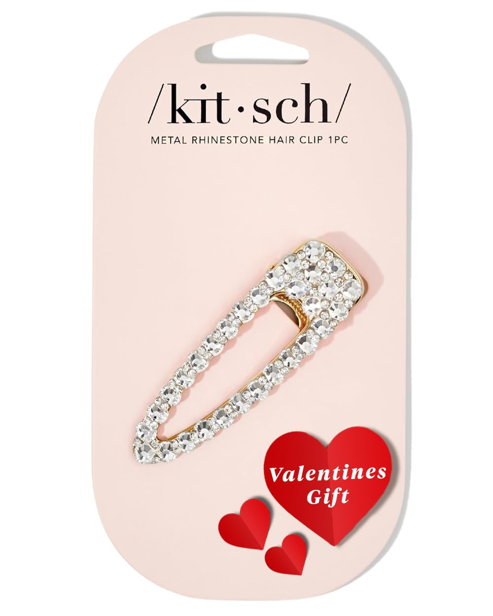 Kitsch Large Rhinestone Hair Clips for Women, Elegant Gold Hair Clip, Easy to Open Alligator Hair... | Amazon (US)