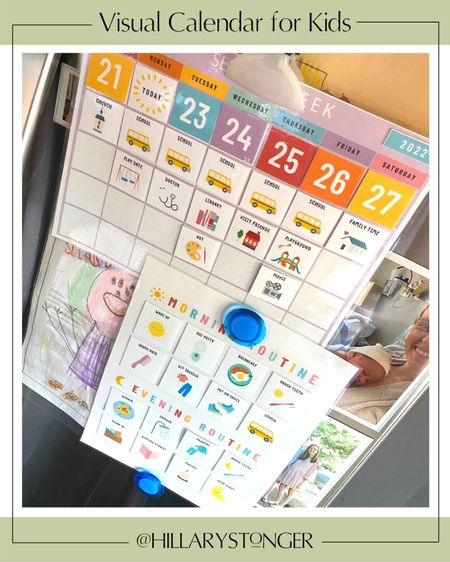 We use both of these with Selby! The visual calendar style is so helpful and she loves helping create her weekly schedule each Sunday.

#LTKfamily #LTKkids #LTKhome