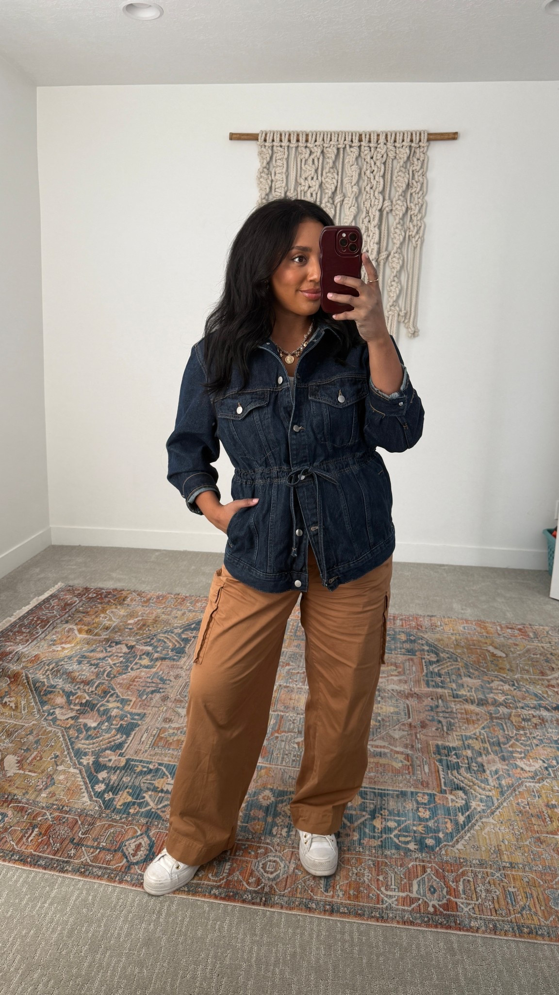 What I wore today! L in jacket, 14 in pants!

#LTKFindsUnder50 #LTKMidsize #LTKootd