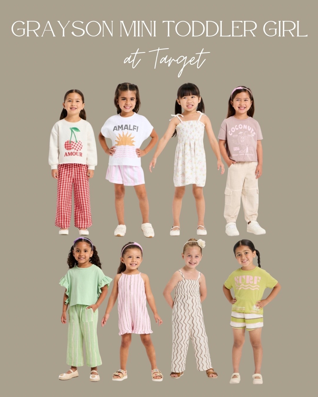 Grayson Mini toddler girls finds at Target! 

#LTKBaby #LTKKids